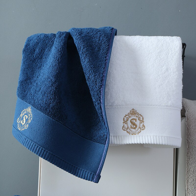 Hoogwaardige 100% Katoen Luxe Gezicht Badhanddoek Set Zachte Vijf Sterren Hotel Handdoeken Voor Volwassenen Serviette Sets 80x160cm
