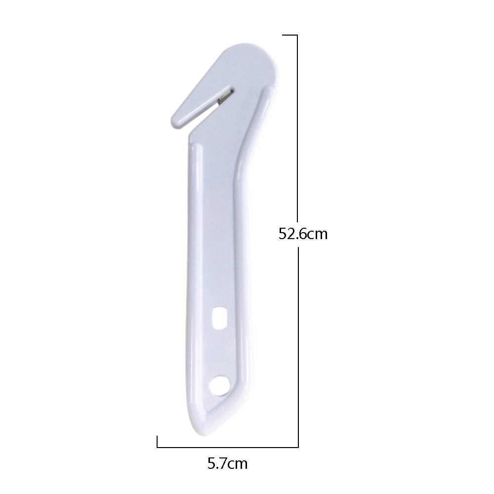 Coupe-papier en plastique Flexible pour la découpe de papier d'emballage blanc, outil de découpe de papier d'emballage de noël, 1 pièce