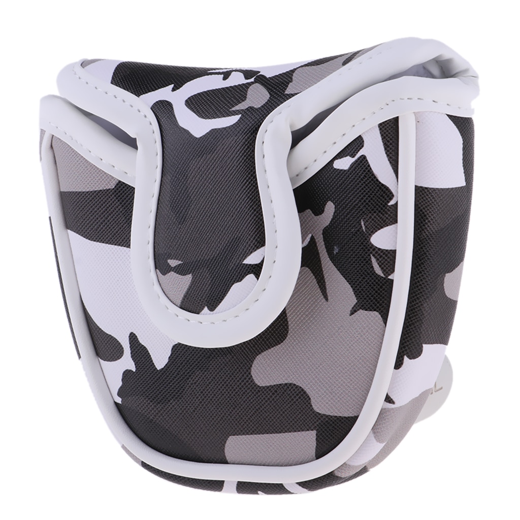 Camouflage Golf Club Abdeckung Mallet Putter Headcover Halbkreis Zentrum Putter Hülse Club Kopf Protector