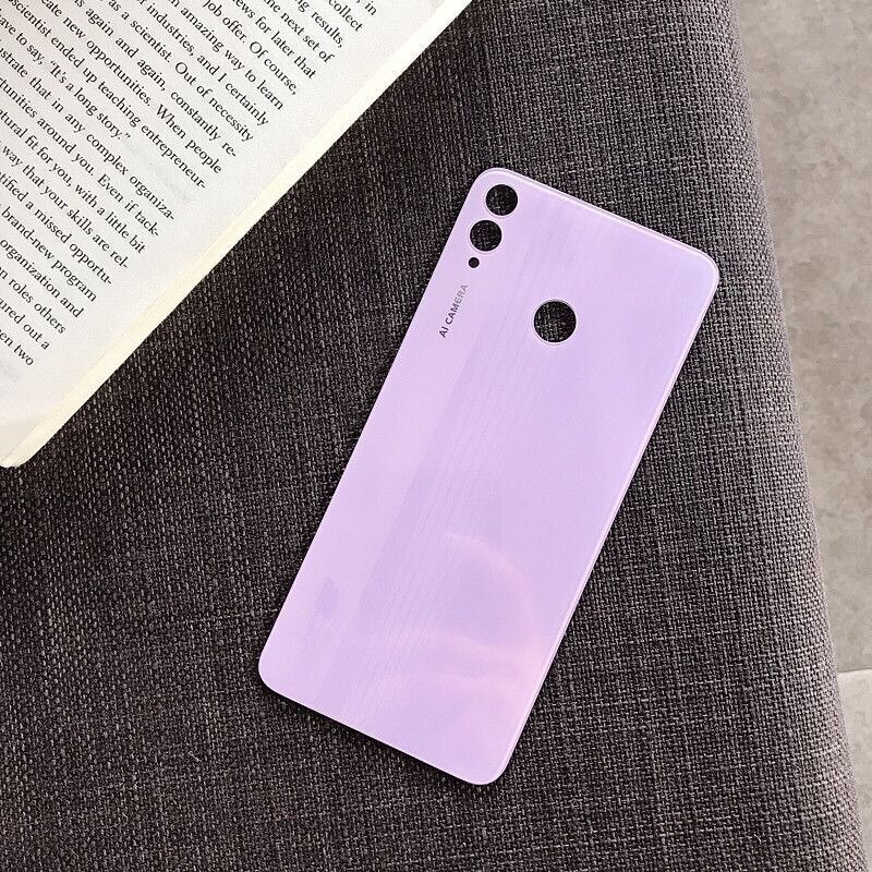 Honor8x original habitação traseira para huawei honor 8x vidro capa traseira reparação substituir telefone bateria porta caso + logotipo adesivo cola