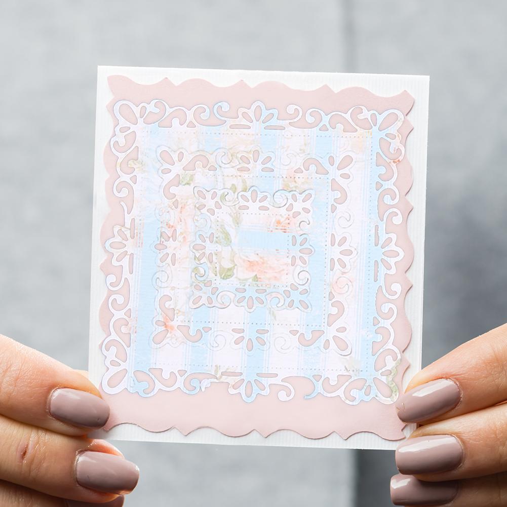 Metal Frame Dies Circle Stencils for Embossing Paper DIY Scrapbooking Wedding Cards Photo Album Delicate Making