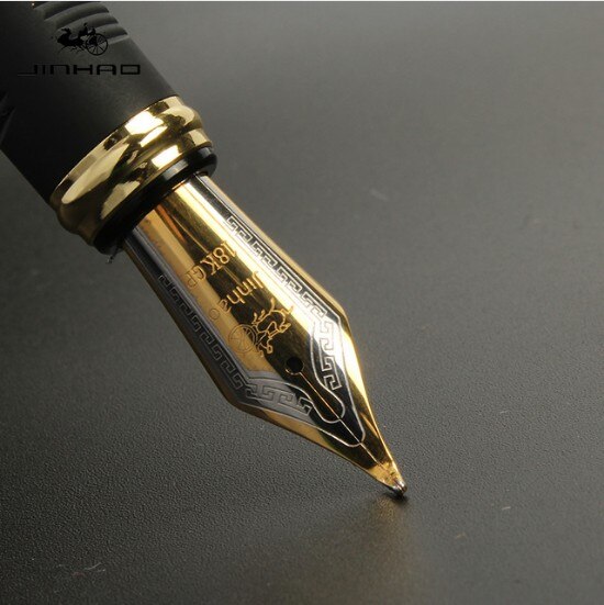 JINHAO-pluma estilográfica de Metal X450 Classics, 1,0/0,5 MM, Escuela de lujo, oficina, papelería de lujo, escritura, bolígrafos bonitos,