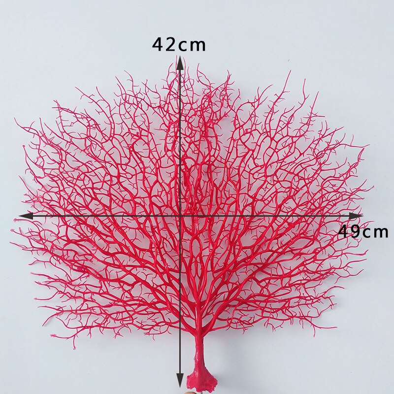 Di Plastica semplice Pavone Ramo di Corallo Bianco Simulazione Secco Ramo Casa Foto Fotografia in studio di Decorazione