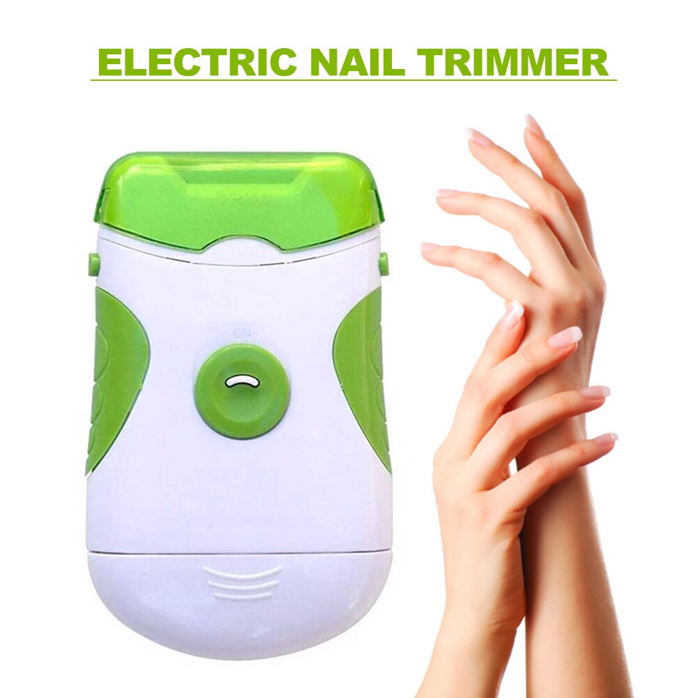 2 In 1 Electric Nail Trimmer Nail File Electronic Manicure Pedicure Tool Nail Clipper For Kids Adults Electric Nail Trimmer
