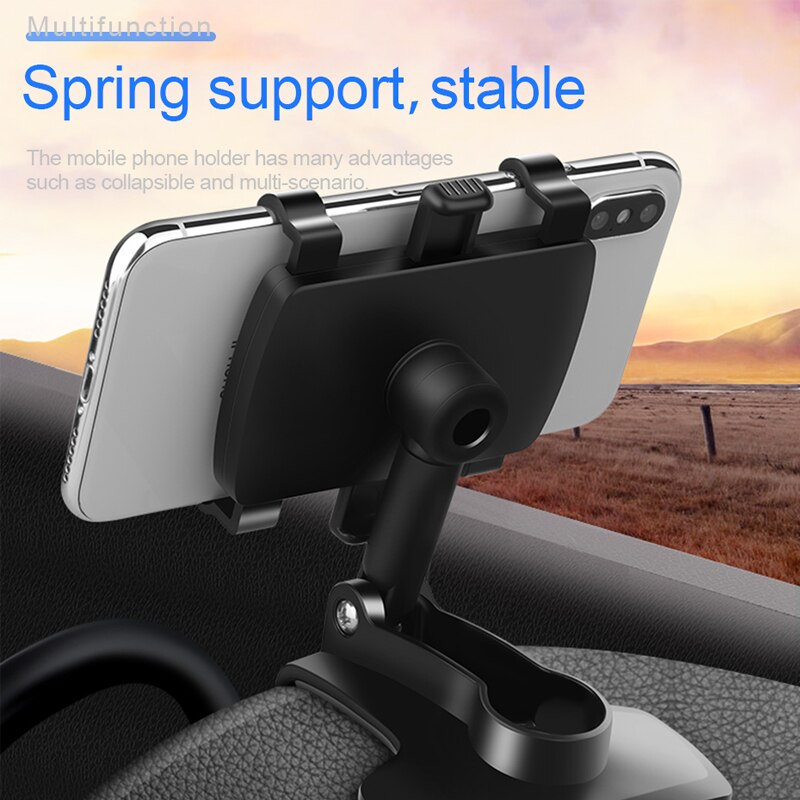 360 grader multi vinkel rotation bil telefonholder universal bil smartphone stativer mobiltelefon rack gps mount support til iphone