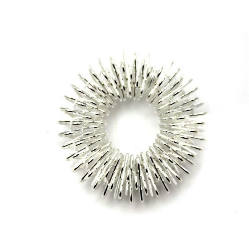 Finger Ring Toy Stress Relief Sensory Spring Fingers Rings Stress Anxiety Relief Finger Toys Spiky Finger Ring/Acupressure Ring