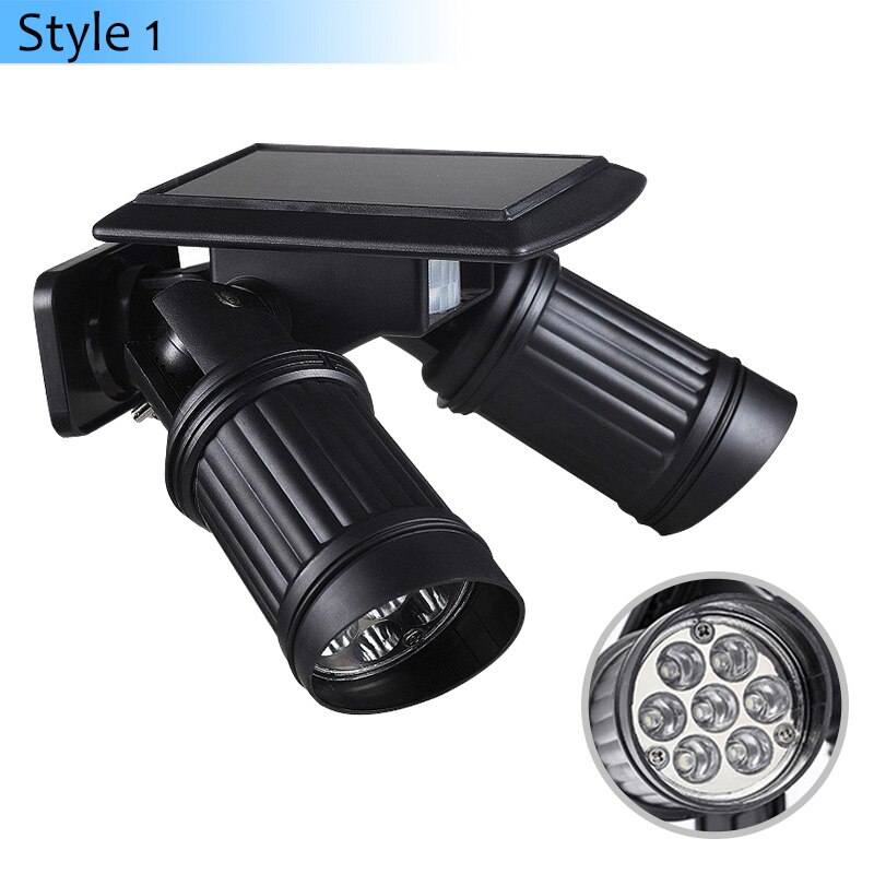 Super Bright 14 LED Waterproof PIR Motion Sensor Solar Powered Light ,led solar lights Garden Security Lamp Outdoor Street Light: Style 1
