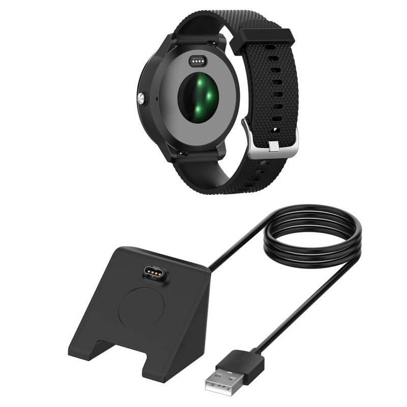 For Garmin Venu Sq/vivoactive 4 4S/vivomove 3 3S/ Approach S60 S62 Portable Wireless Charging Stand Fast Charging Cable Charger