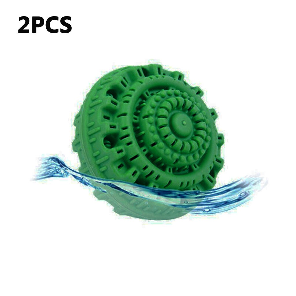 2 Pcs Magic Laundry Ball Orb No Detergent Wash Wizard Style Washing Machine Wizard Style Washing Machine #T1P: A
