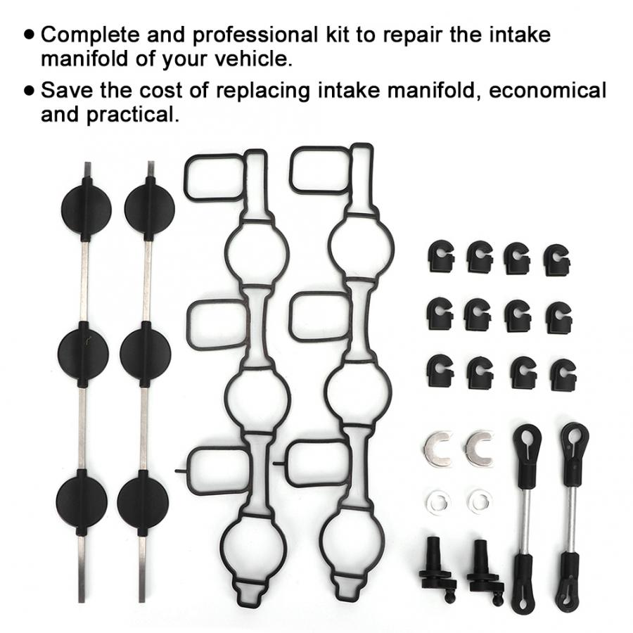 Inlaat Inlaatspruitstuk Swirl Flap Reparatie Kit 059129711CK Past Voor A4 A5 A6 A8 Luchtinlaat Maniford Auto Accessoires