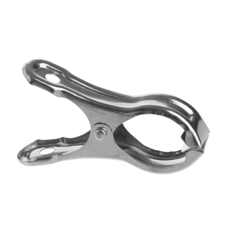 20 pz in Acciaio Inox Mollette E Stendibiancheria Appeso Spilli Lavanderia Antivento Pinze