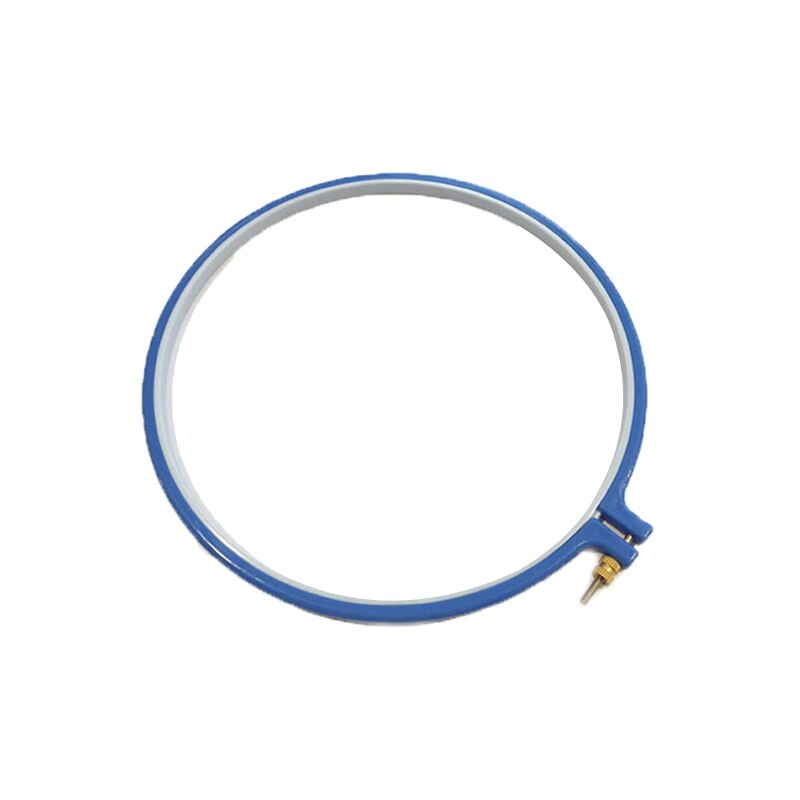 Lmdz 2 stk broderiramme sæt plast broderi stativ bøjle ring med holder støtte til 2 side broderi cross diy