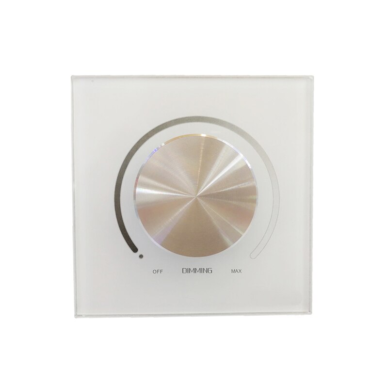LTECH E610 Led 1-10V Dimmer 110V 240V High Voltage Input 5A Switching Power Manual Knob Panel Wall Mount Dimming Controller