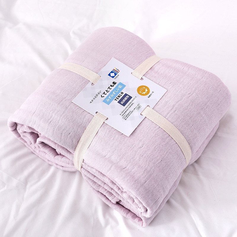 Baumwolle Plaid Decke für Bett Dünne Sommer Quilt Herbst Bett Blatt Gaze Bettdecke Bettdecke für Doppel Bett Sofa Werfen decken