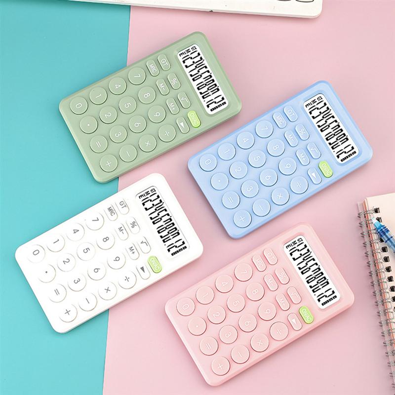 Basic Calculator Portable 8-Digit Calculator for Students Mini Calculator Office Supply