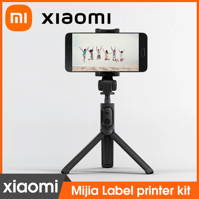 Xiaomi-Trépied monopode pliable d'origine, perche à selfie Bluetooth avec bouton sans fil, obturateur, perche à selfie pour IOS, Android, Xiaomi