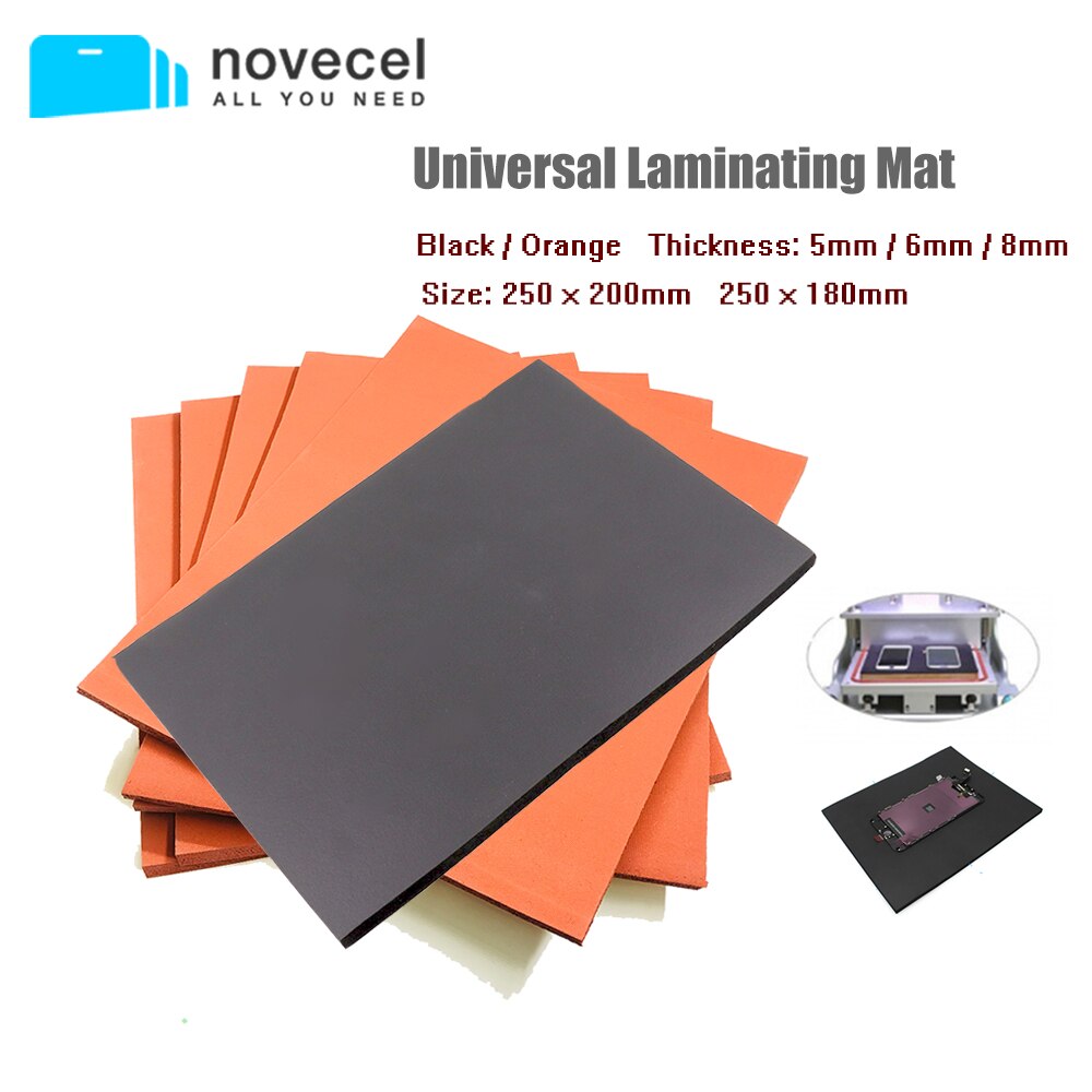 Novecel Super suave Universal OCA Máquina de laminación al vacío Alfombrilla de goma LCD OLED Herramienta de reparación de pantalla Pantalla de presión esponja especial