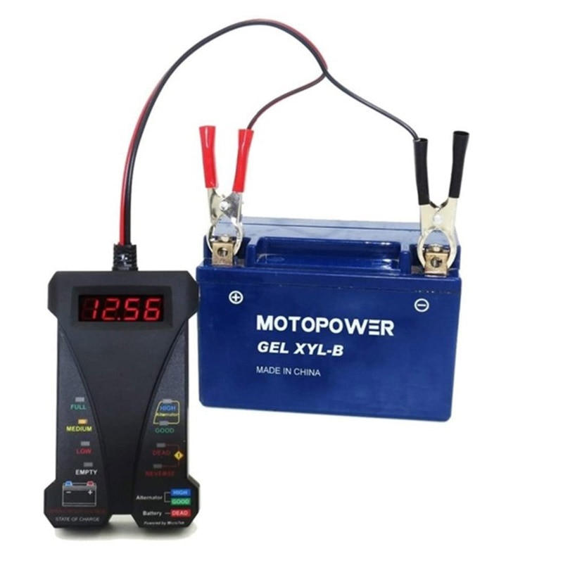 NST 12V Digital Battery Tester Voltmeter and Alternator Charging System Analyzer with LCD Display and LED Indication 805A