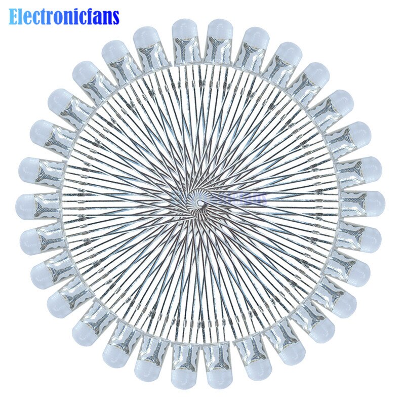 100Pcs Multicolor 4pin 5mm RGB Led Diode Light Lamp Tricolor Round Common Anode LED 5 mm Light Emitting Diode