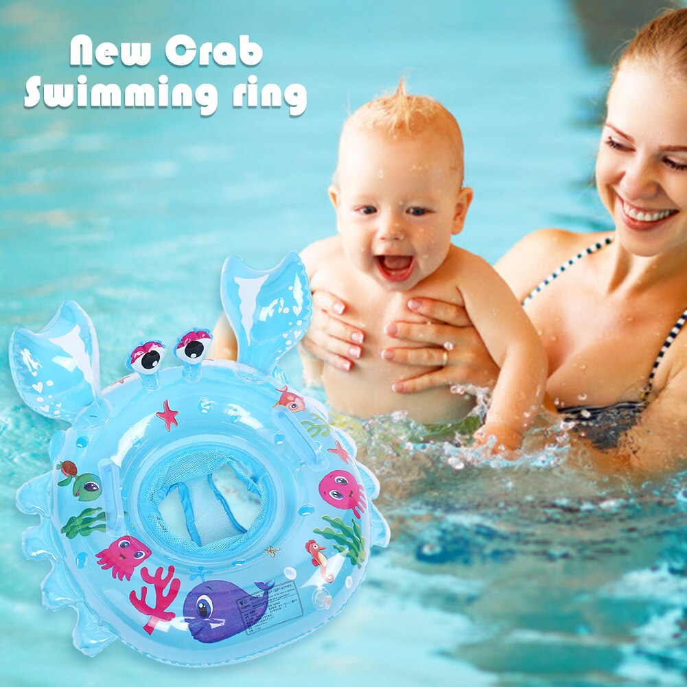 Flotadores inflables para piscina de niños y bebés, flotadores de baño de dibujos animados, asiento circular, accesorios de Juguetes