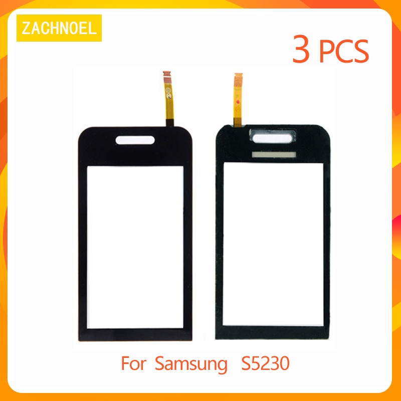 3pcs 3.0'' Touchscreen for Samsung Galaxy Tocco Lite S5230 S5233 Touch Screen Digitizer Glass Screen Panel Replacement Parts