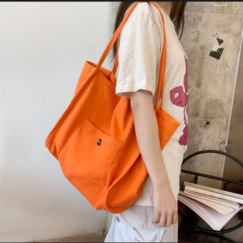 Canvas tas herbruikbare boodschappenschoudertas Dames Eenvoudig Casual Dagelijks gebruik Handtas Totes Vrouwelijke draagbare opvouwbare portemonnee: Clear