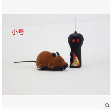 Nuovi giocattoli per gatti a 8 colori telecomando senza fili RC simulazione topo giocattolo topo elettronico giocattolo per topi per gattino gatto novità giocattolo: marrone e nero