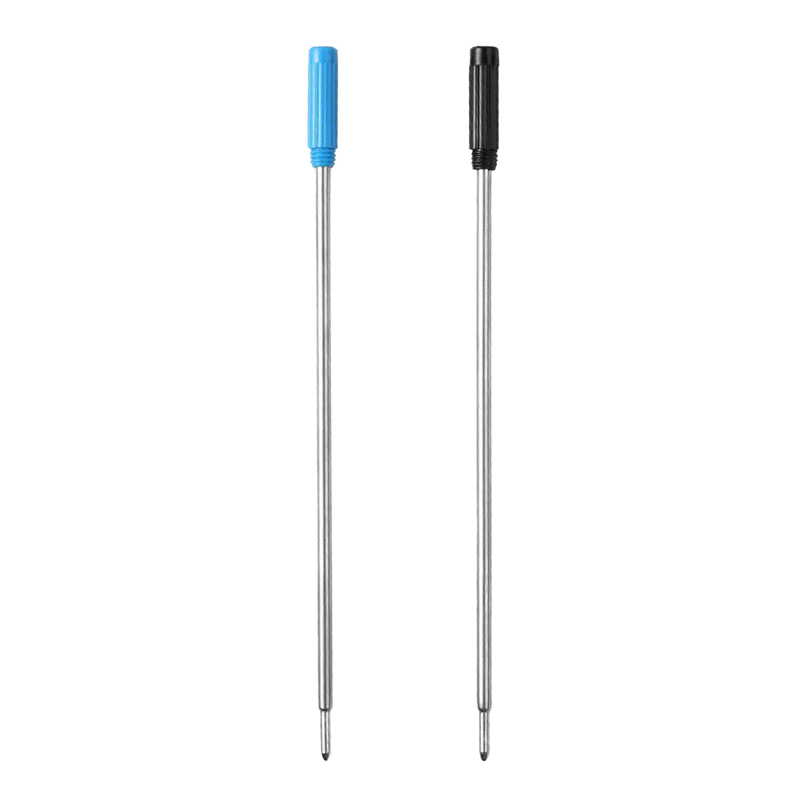 20 unids/set L: 4,5 en recambios de bolígrafo para bolígrafos cruzados punta media tinta azul negra material de oficina escolar papelería