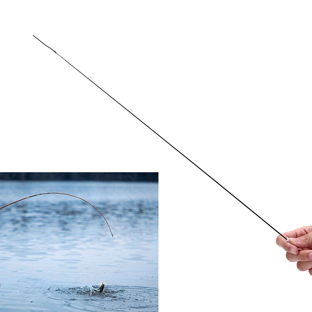Kestävät kalastusvavan varavinkit kiinteä ja ontto hiili 45cm 1 -välinen kalastustanko