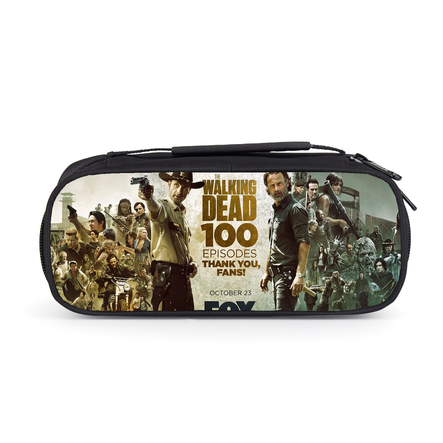 The Walking Dead Pencil Case Boys Girls Pencil Pouch Multifunction Sotrage Bags Children School Stationery Bag Kids Wallet: 017