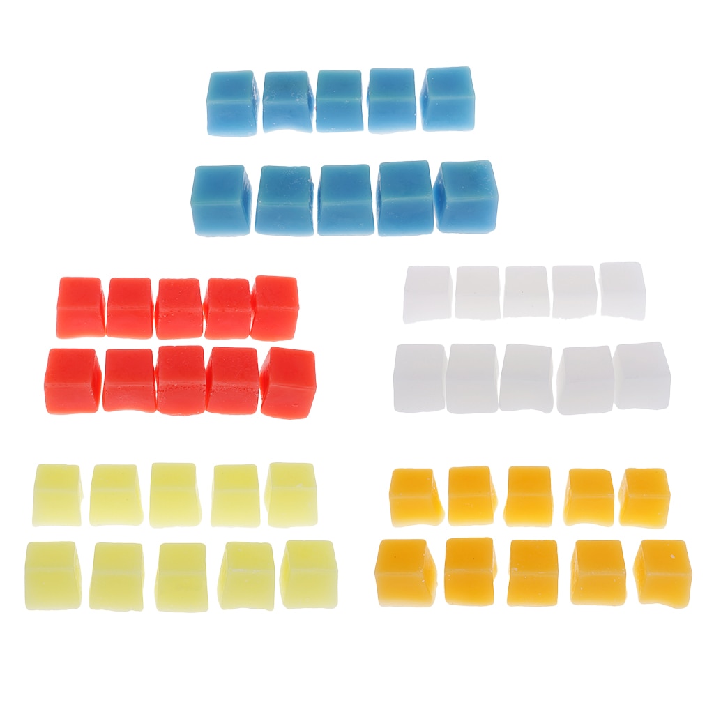 Blocs de bougie en cire de paraffine 10 pièces | Cube pour bougie de bricolage et fabrication de fournitures artisanales