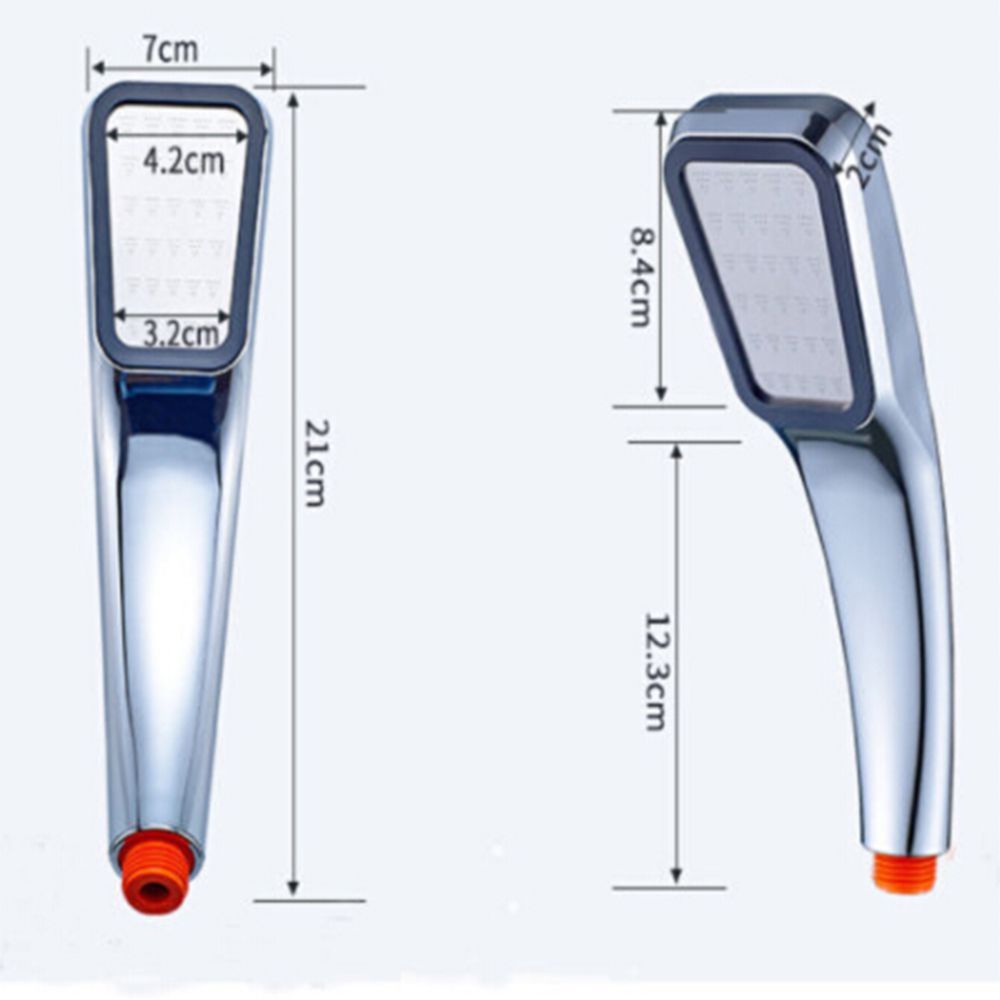 High Pressure Shower Head Bathroom Turbo Powerful Boosting Water Saving Shower Head Filter Sprayer Head