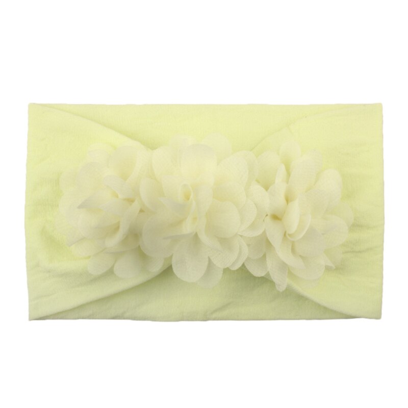 Baby Elastische Hoofdband Tulband Zomer Leuke Chiffon Bloem Haarbanden Voor Baby Meisjes Kids Peuter Haar Accessoires Rekwisieten: 05
