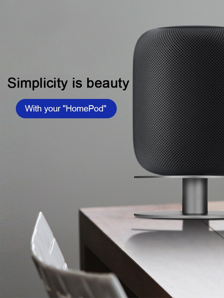 Suitable For Apple Smart Speaker Accessories Smart Speaker HomePod Mini Bass Base Stainless Steel Base Products
