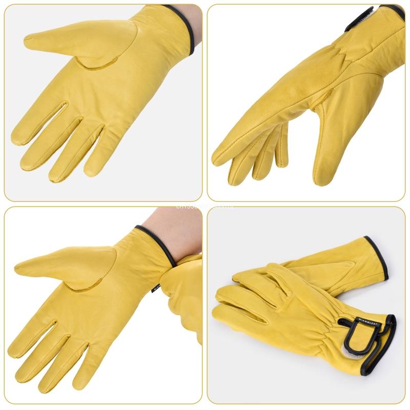 Leren Tuinhandschoenen Voor Dames En Heren Doornbestendige Zware Tuinhandschoenen Voor Heren, Ademende Tuinhandschoenen