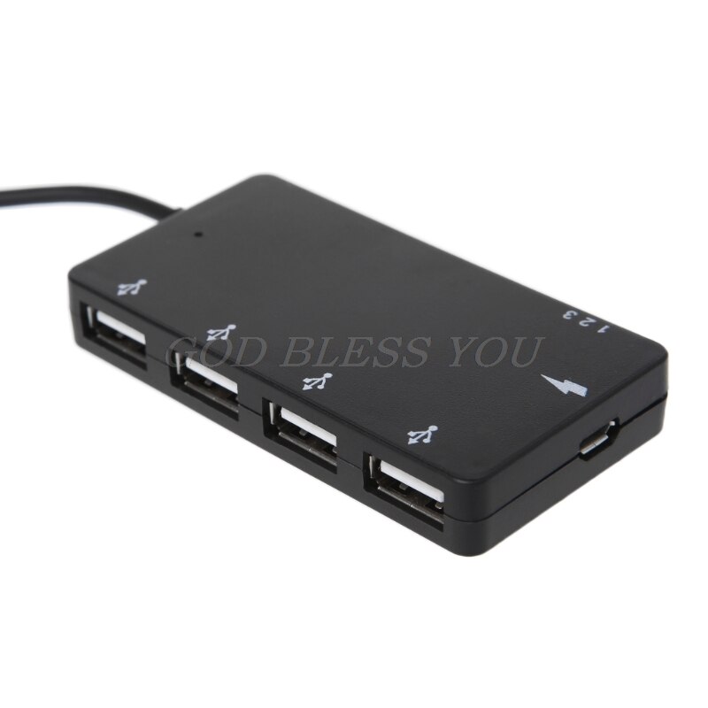 4 Ports USB C HUB OTG High Speed Type C Hub with Phone Stand Type-c USB Splitter for Laptop PC Phone Google USB-C Hub