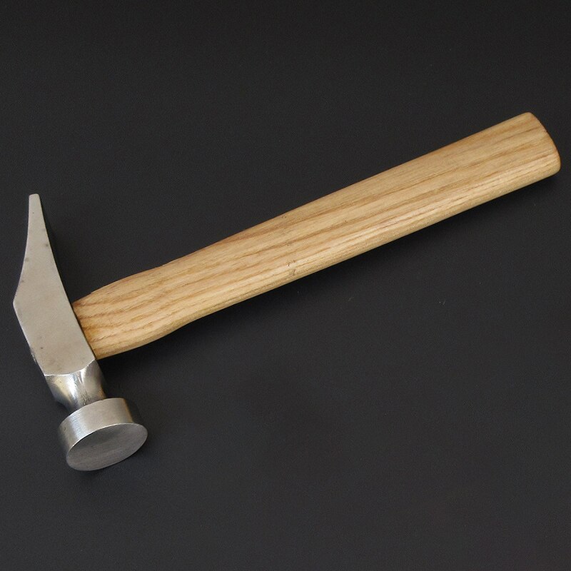 1Pcs Cobbler Shoe Repair Hammer Wood Handle Leather Work Shoemaking Repairing Remmending Shoe Tool