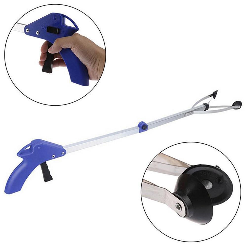 Portable Gripper Extender Grabber Tool Foldable Long Tools Garbage Litter Pickup Trash House Factory Reacher Clamp Pickers G7Z9