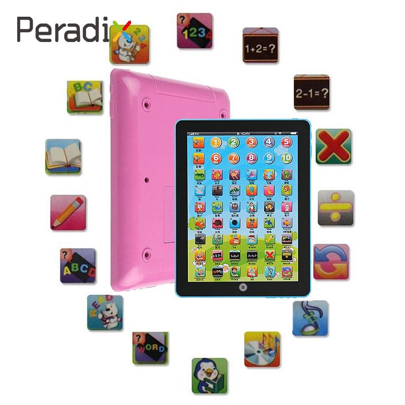 Kinder Lernen Computer Kinder Tablet Bildung Y-pad Alphabet Spielzeug Blau/Rot