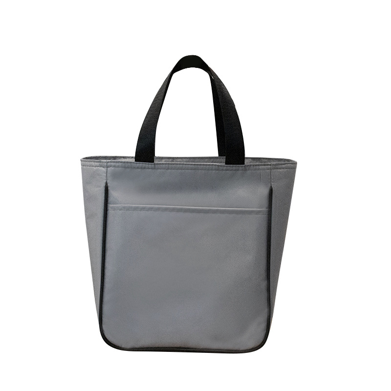 Large Capacity Square Thermal Lunch Bags Portable Cooler Bag Insulated Food Bags for Work School Picnic Bento Bags with Zipper: Clear
