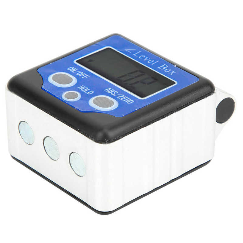 LCD Screen Angle Gauge Meter Level Box Digital Inclinometer for Measurement Hardware Measurement Equipment