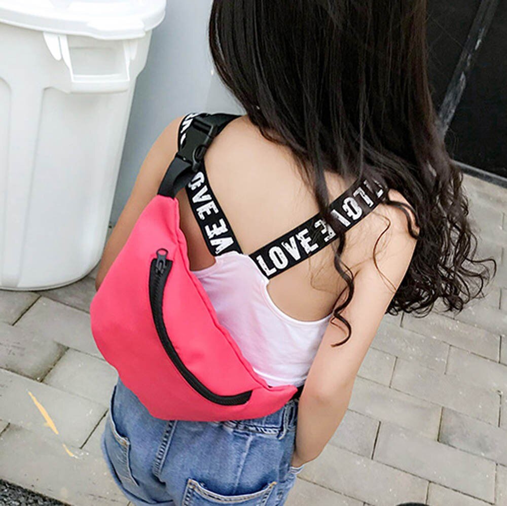 Taille Packs Kinderen Fanny Pack Belt Bag Phone Pouch Tassen Reizen Taille Pack Kleine Bum Bag Nylon Pouch # LR1