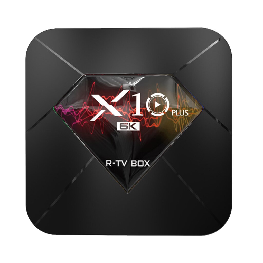 X10 Plus Android 9.0 Smart H6 Wifi 4 Gb + 32 Gb Set Top Box 6K Media Player Eu