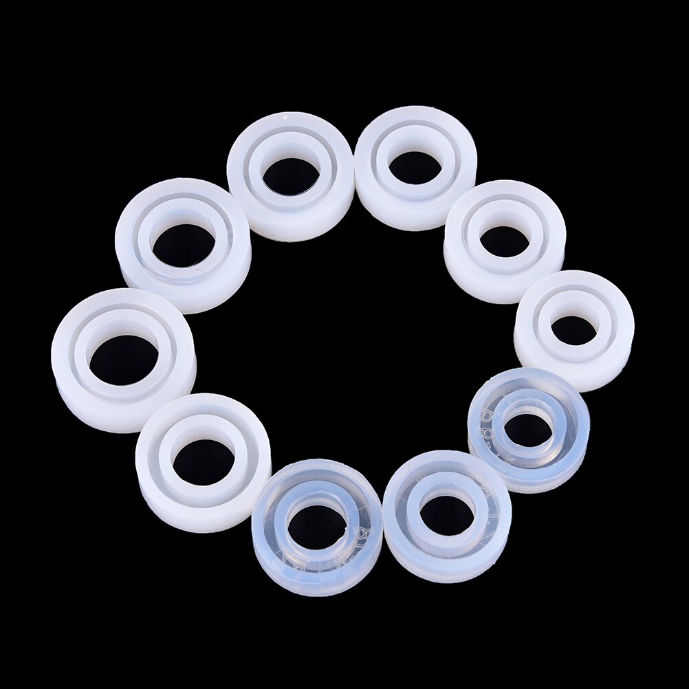Diy siliconen ronde ringvorm, cirkelvormige siliconen mal voor ring, sieraden maken, transparante mal, epoxyhars mal