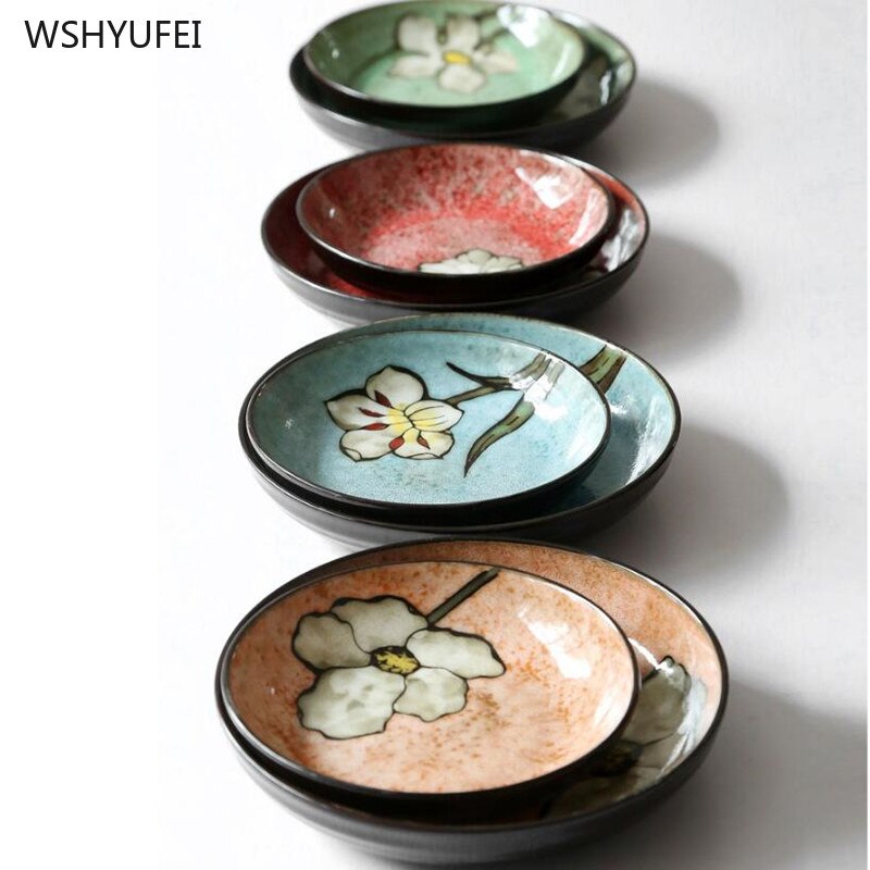 European-style dinner plate ceramic deep plate dinner plate service plate disc cake plate western food steak disc kitchen board