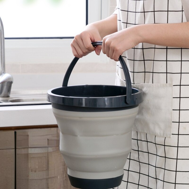 Household Folding Basin Plastic Travel Portable Water Basin Retractable Travel Foldable Bucket Portable Water Basin