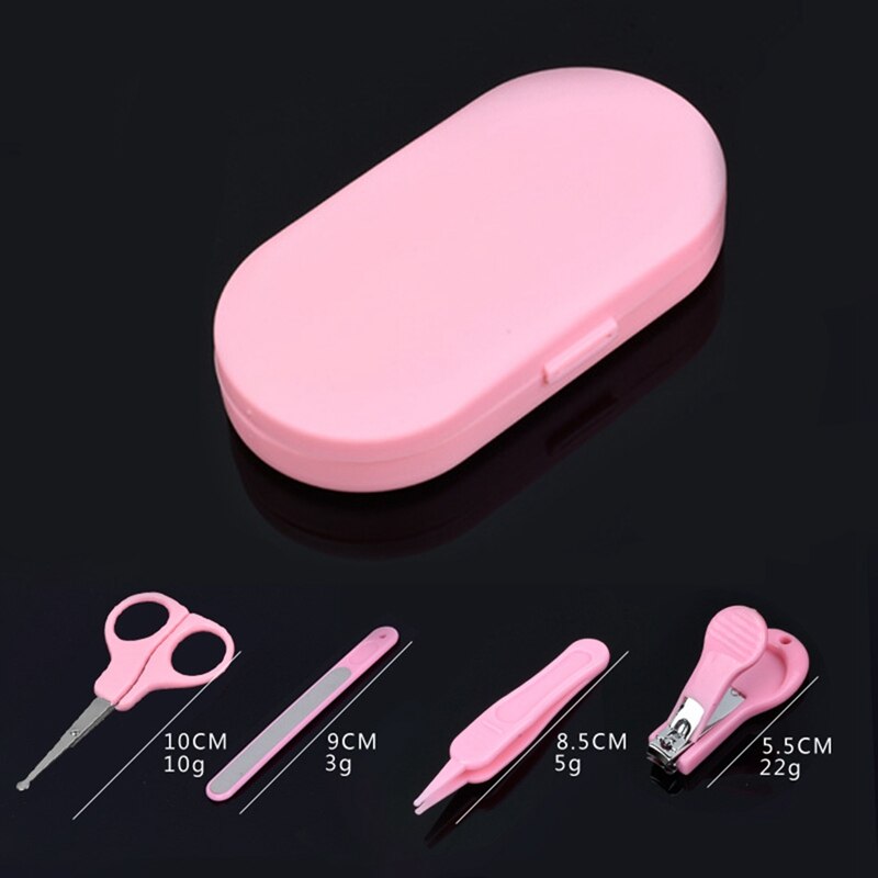 4 st/set baby barn nagelvård kit baby nagelklippare barn säkerhets nagelsax skönhet nagel set
