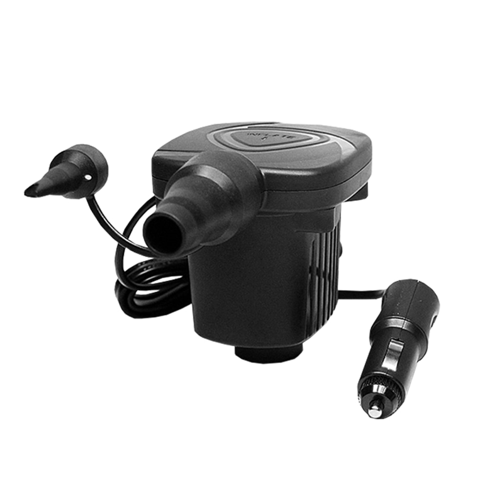 3600Pa DC 12V Electric Air Pump 50W Outdoor Kayak Inflatable Toys Airbed Boat Cushion Swimming Pool Yoga Ball Sofa Inflator: Default Title