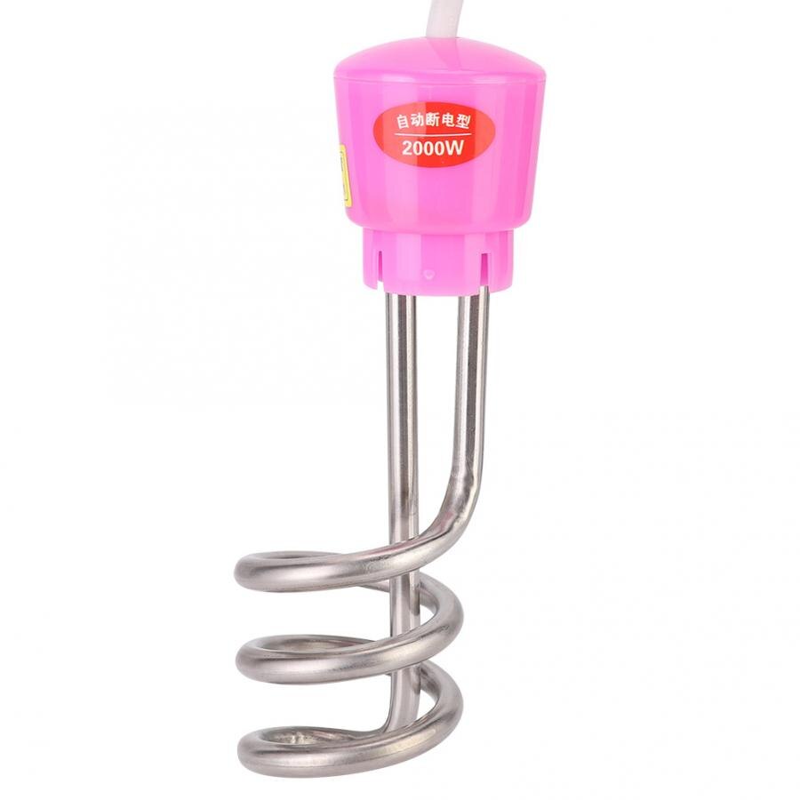 2000W Portable Water Electric Immersion Heater Boiler Spiral Tube Water Heating 220V