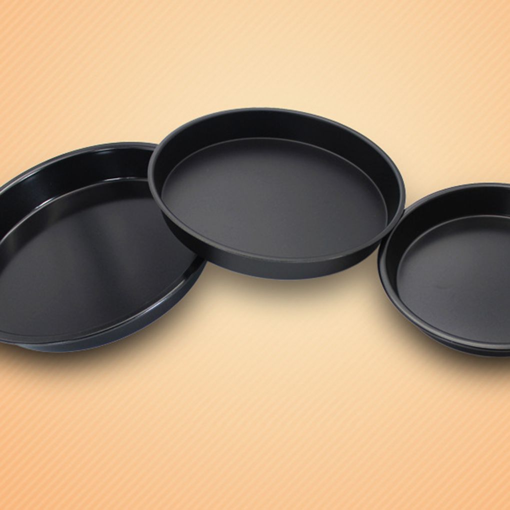 Premium Non-Stick Pizza Pan Bakeware Carbon Steel Pizza Plate Round Deep Dish Pizza Pan Tray Mold Mould Baking Tools